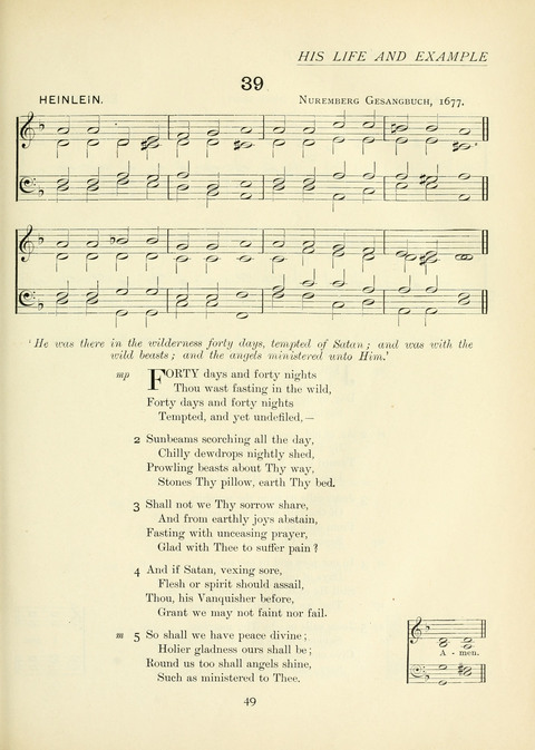 The Church Hymnary page 49