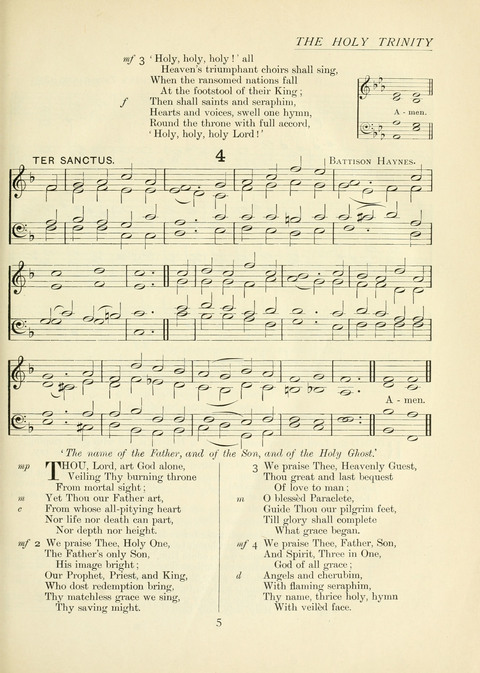 The Church Hymnary page 5