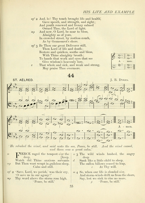 The Church Hymnary page 55