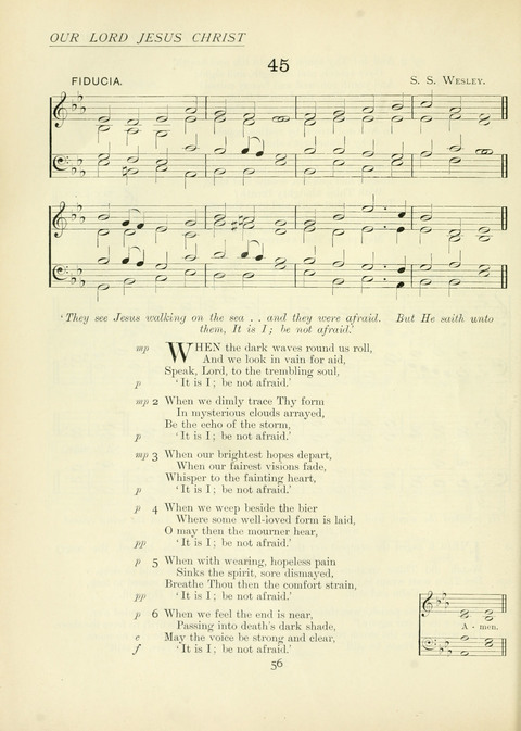 The Church Hymnary page 56