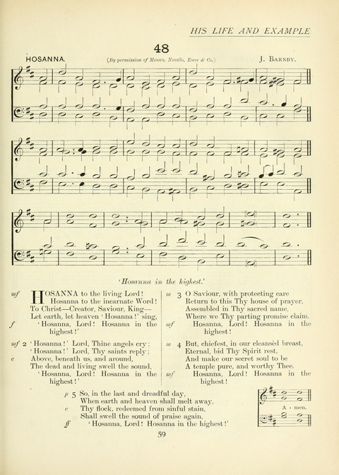 The Church Hymnary page 59
