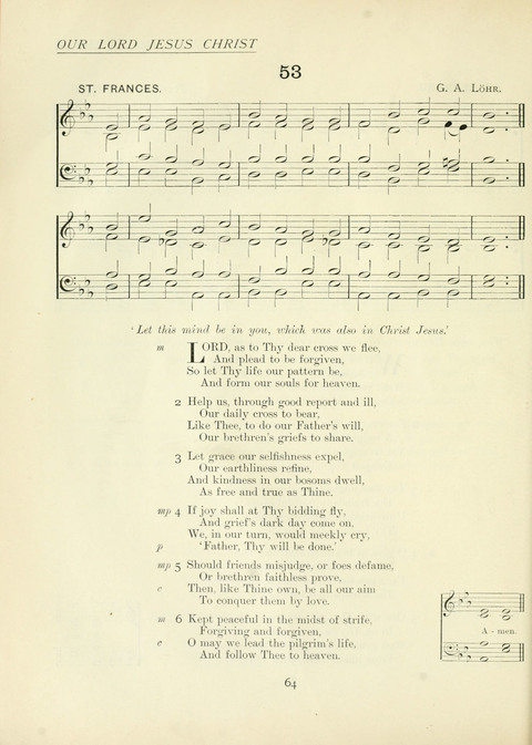 The Church Hymnary page 64