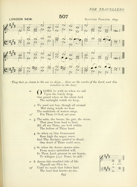The Church Hymnary page 647