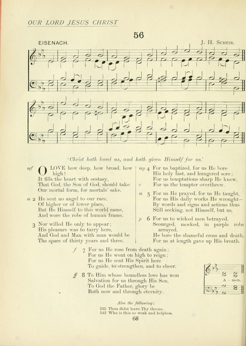 The Church Hymnary page 68