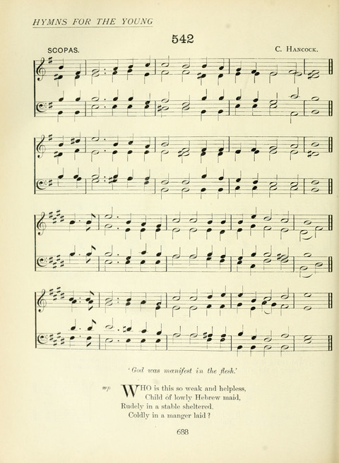 The Church Hymnary page 688