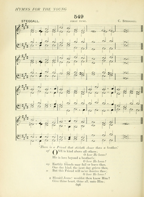 The Church Hymnary page 696