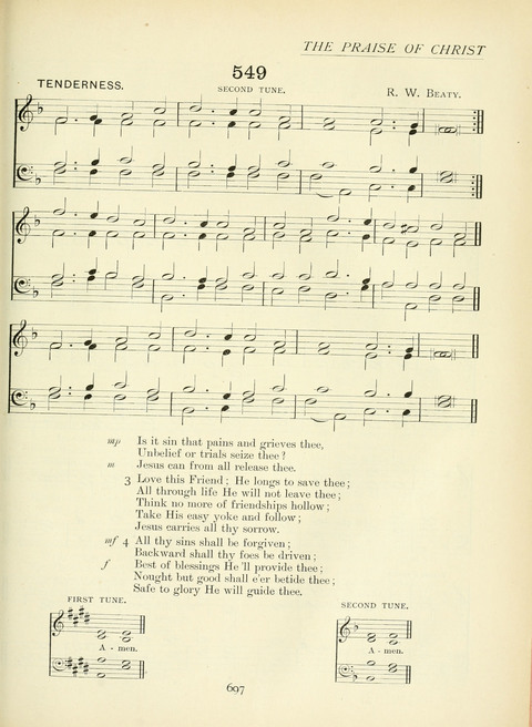 The Church Hymnary page 697