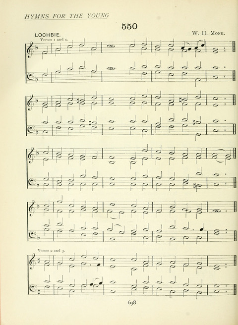 The Church Hymnary page 698