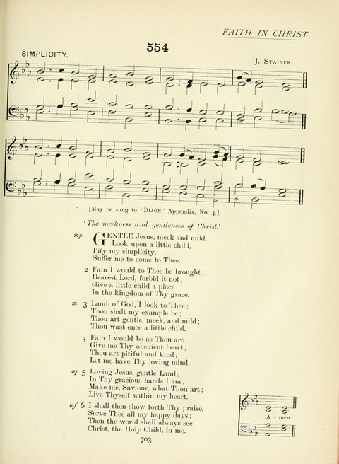 The Church Hymnary page 703
