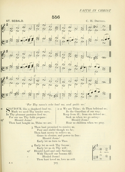 The Church Hymnary page 705