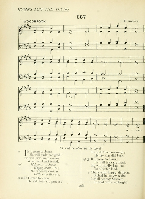 The Church Hymnary page 706