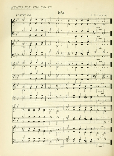 The Church Hymnary page 710
