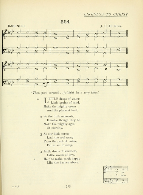 The Church Hymnary page 713