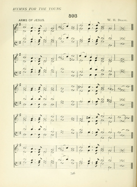 The Church Hymnary page 746