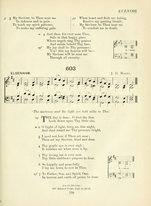 The Church Hymnary page 759