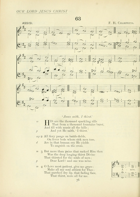 The Church Hymnary page 76
