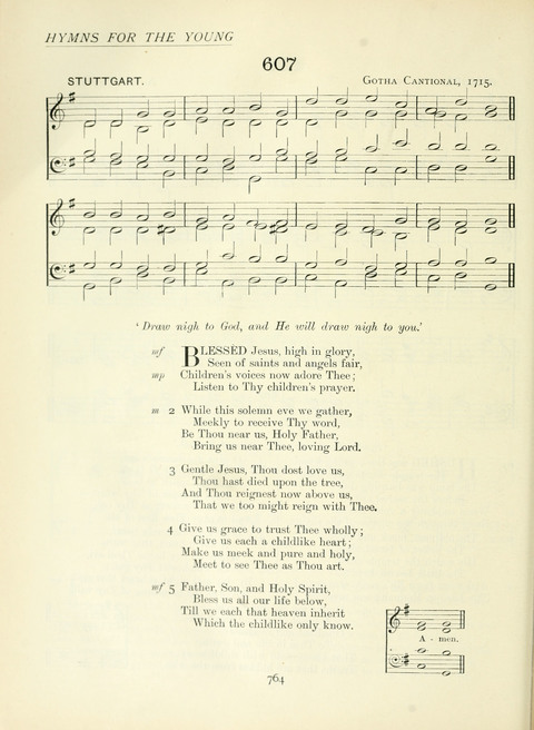 The Church Hymnary page 764