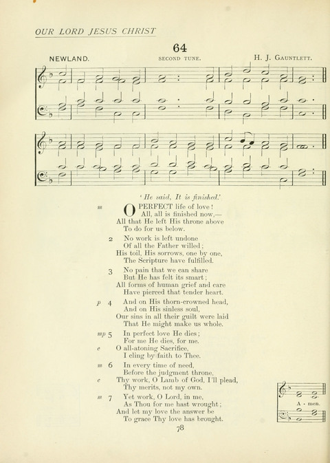 The Church Hymnary page 78