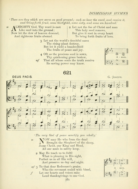 The Church Hymnary page 781