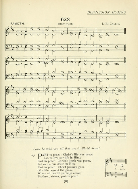 The Church Hymnary page 783