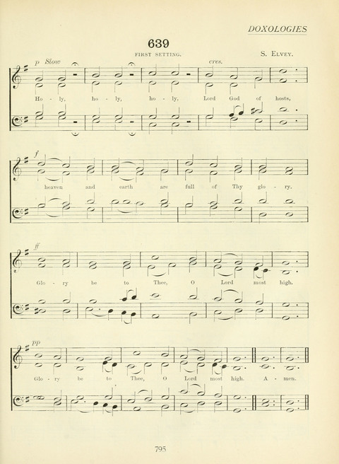 The Church Hymnary page 795