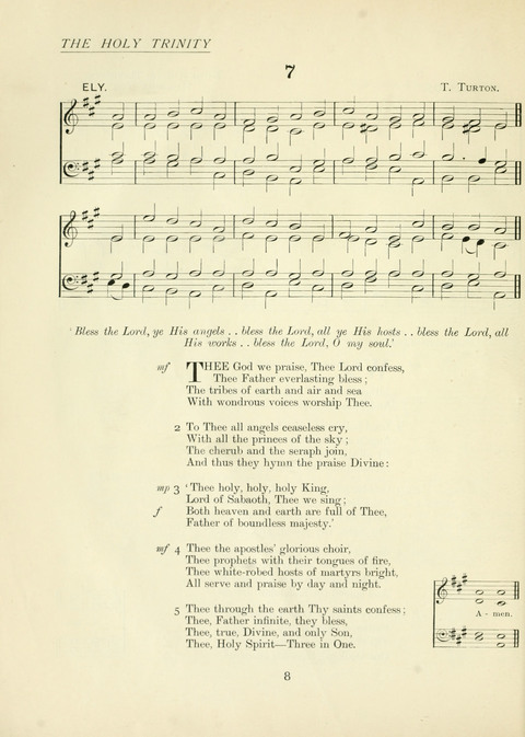 The Church Hymnary page 8