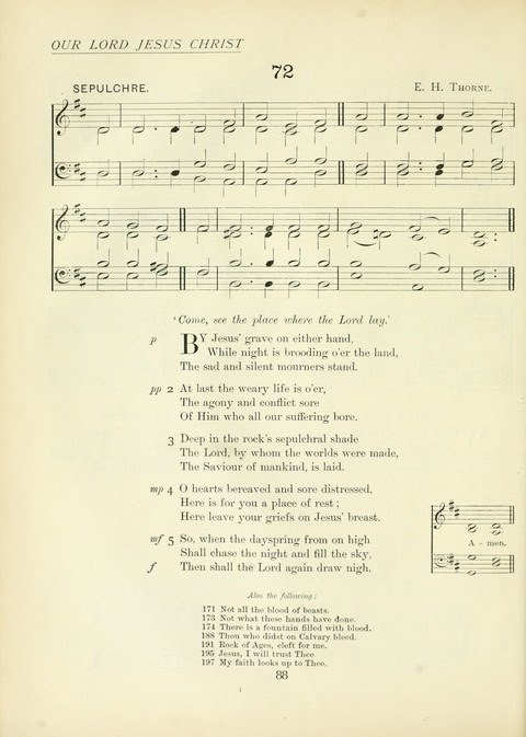 The Church Hymnary page 88