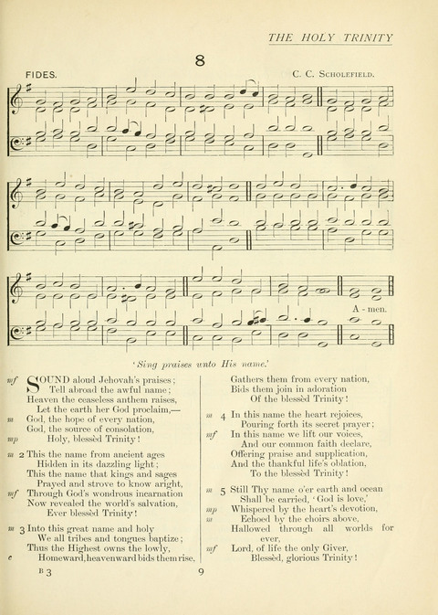 The Church Hymnary page 9