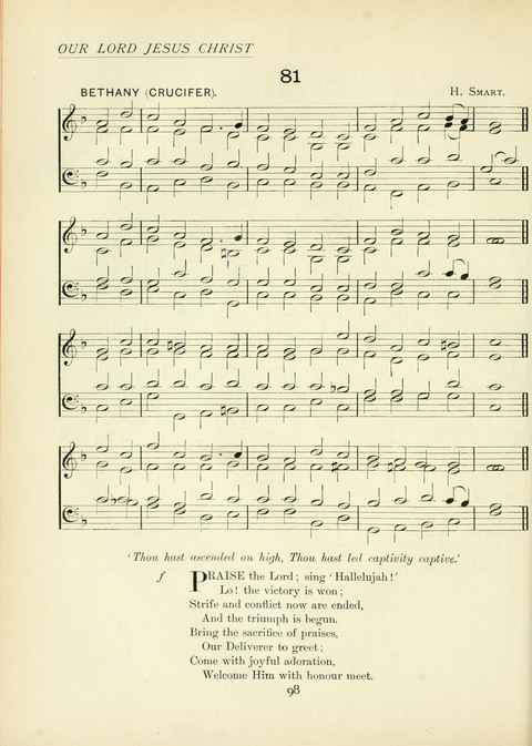 The Church Hymnary page 98