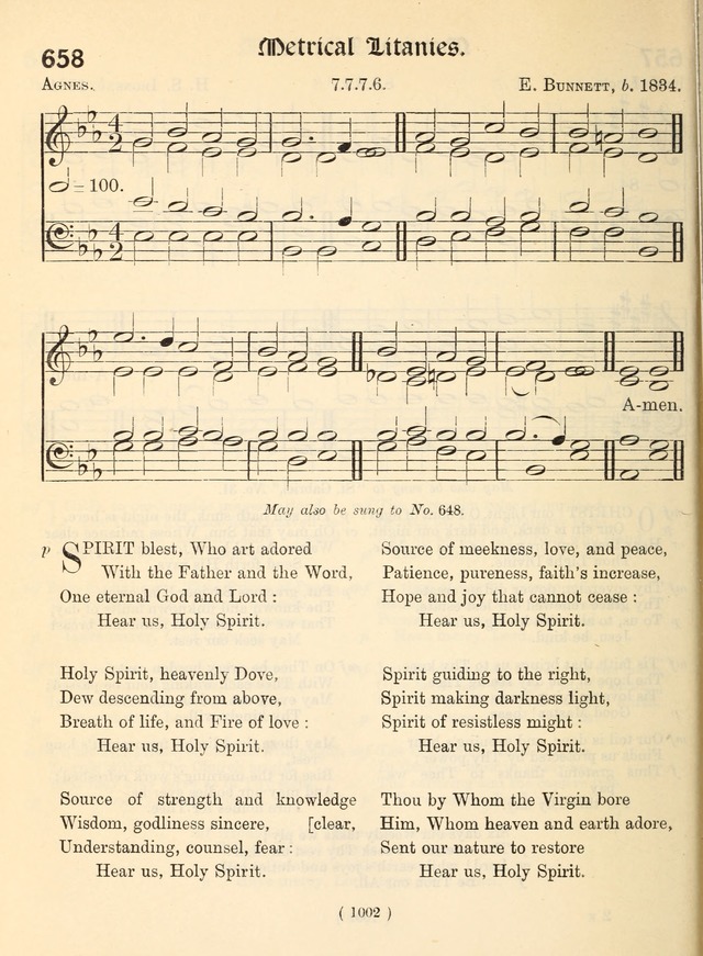 Church Hymns: with tunes (New ed.) page 1002