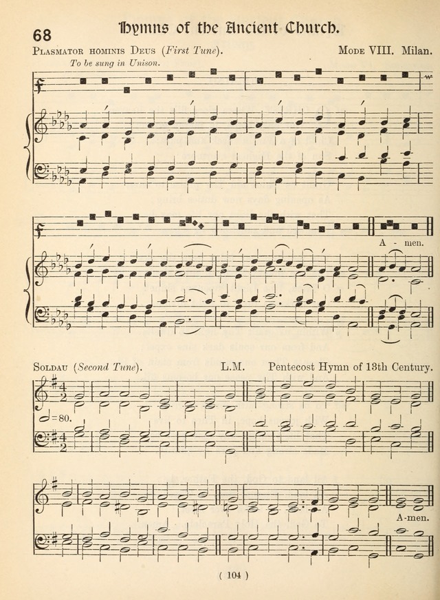 Church Hymns: with tunes (New ed.) page 104