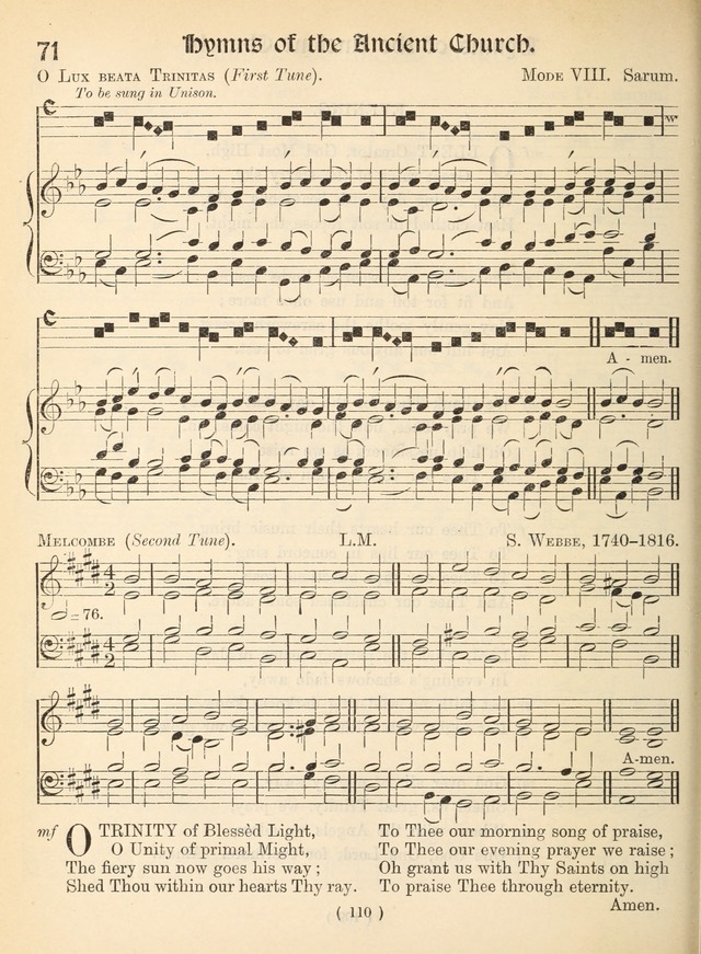 Church Hymns: with tunes (New ed.) page 110