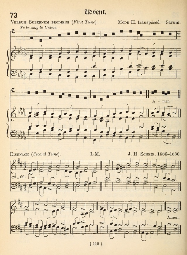 Church Hymns: with tunes (New ed.) page 112