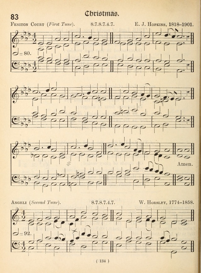 Church Hymns: with tunes (New ed.) page 134