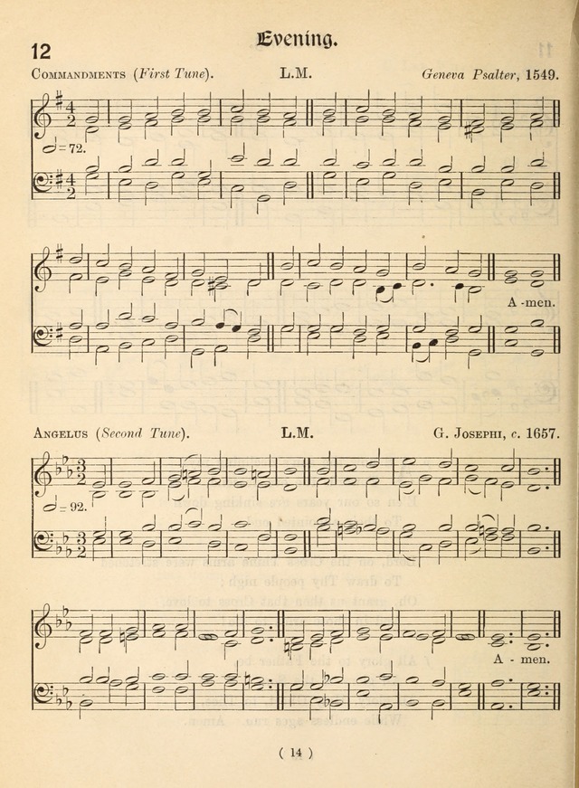 Church Hymns: with tunes (New ed.) page 14