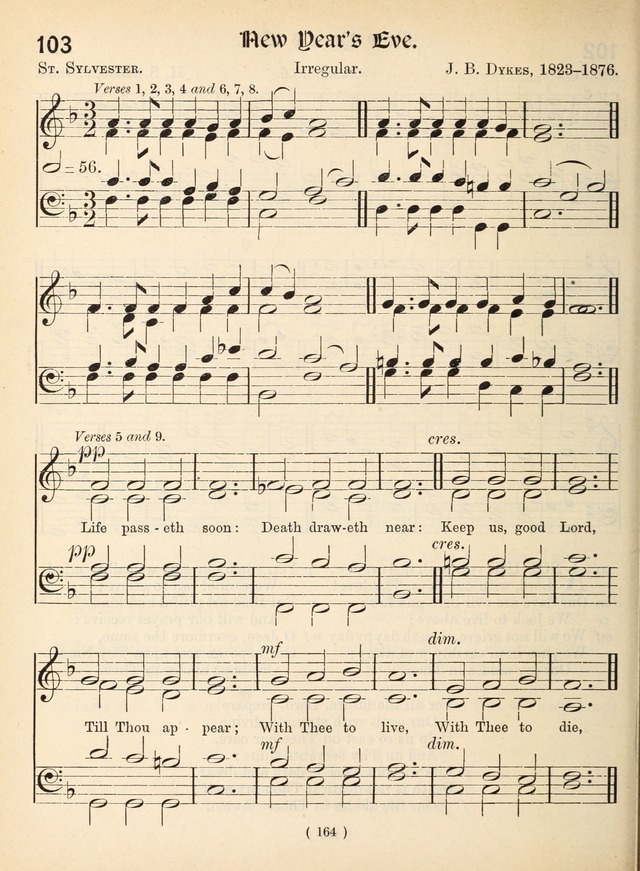 Church Hymns: with tunes (New ed.) page 164