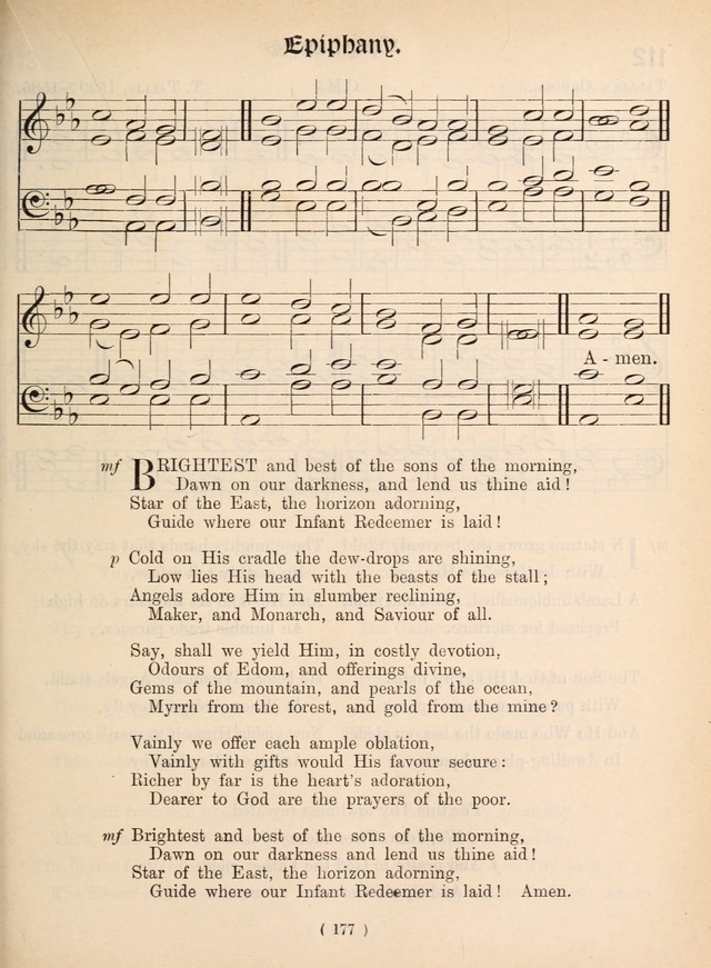 Church Hymns: with tunes (New ed.) page 177
