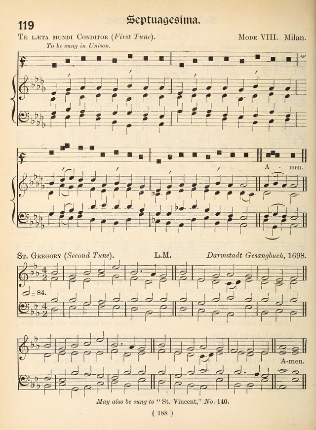 Church Hymns: with tunes (New ed.) page 188