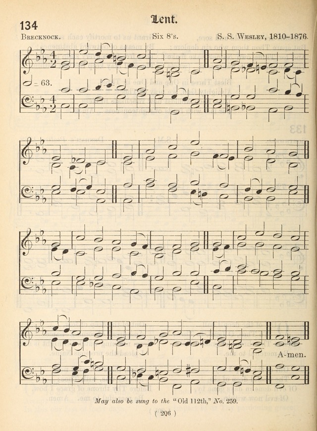 Church Hymns: with tunes (New ed.) page 206