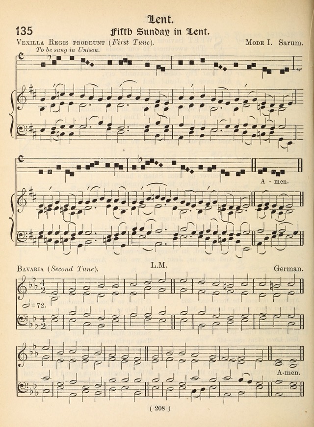 Church Hymns: with tunes (New ed.) page 208