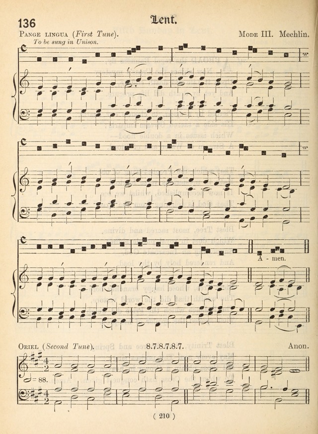 Church Hymns: with tunes (New ed.) page 210