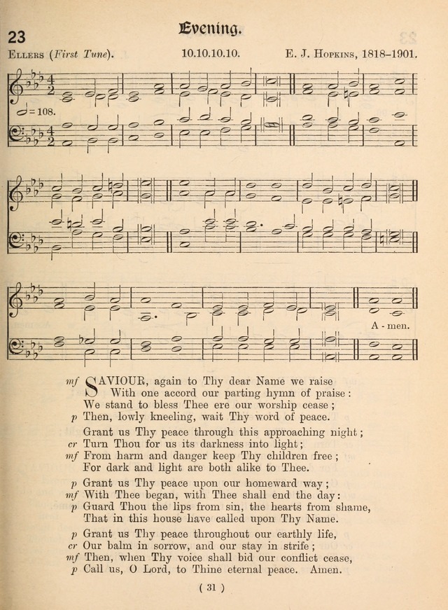 Church Hymns: with tunes (New ed.) page 31