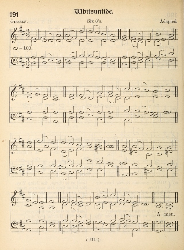 Church Hymns: with tunes (New ed.) page 314