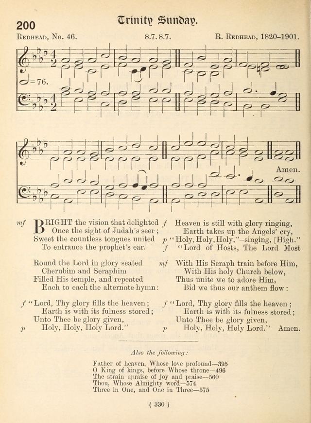 Church Hymns: with tunes (New ed.) page 330