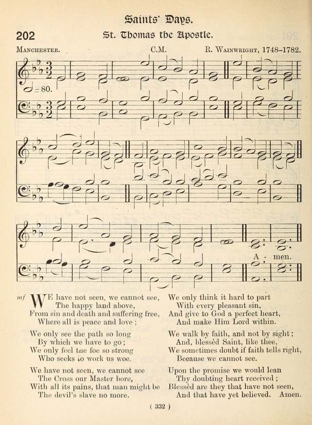 Church Hymns: with tunes (New ed.) page 332