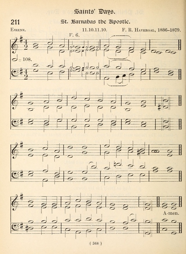 Church Hymns: with tunes (New ed.) page 344
