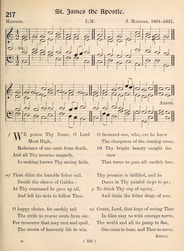 Church Hymns: with tunes (New ed.) page 353