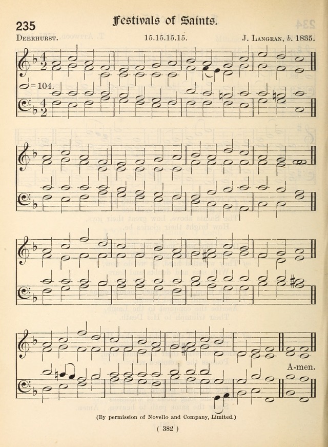 Church Hymns: with tunes (New ed.) page 382