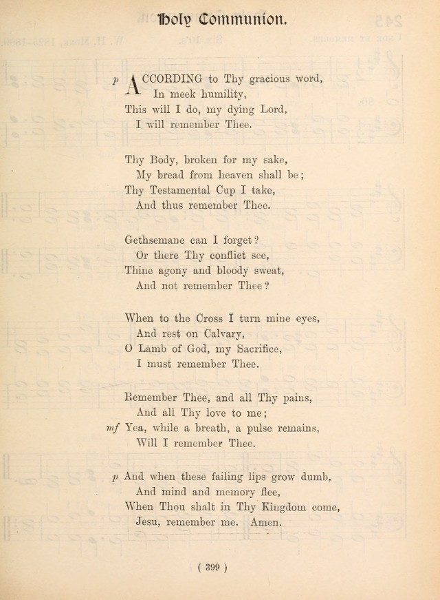 Church Hymns: with tunes (New ed.) page 399