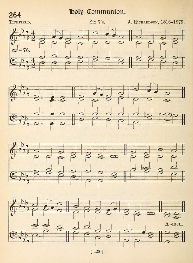 Church Hymns: with tunes (New ed.) page 428